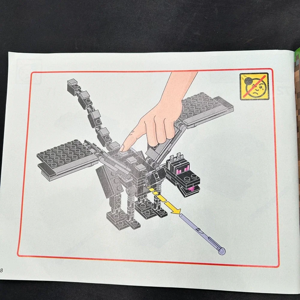 LEGO Minecraft The End Battle 21151 Instructions Manual Booklet Guide‎ Only